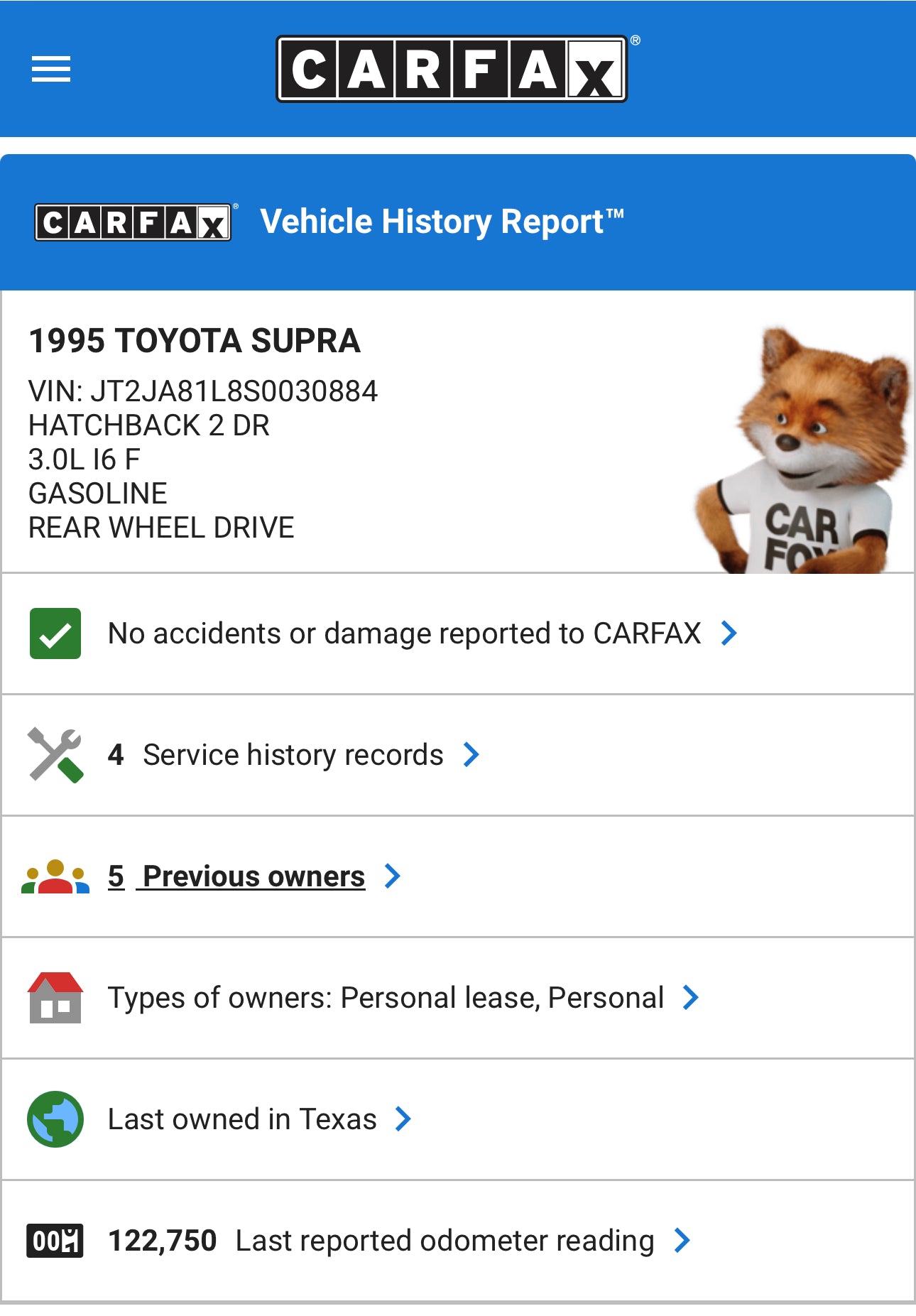 1995 Toyota Supra MKIV LHD