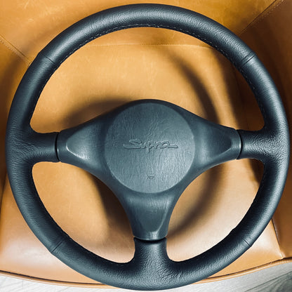 Supra MKIV JDM S1 Steering Wheel Reupholstered