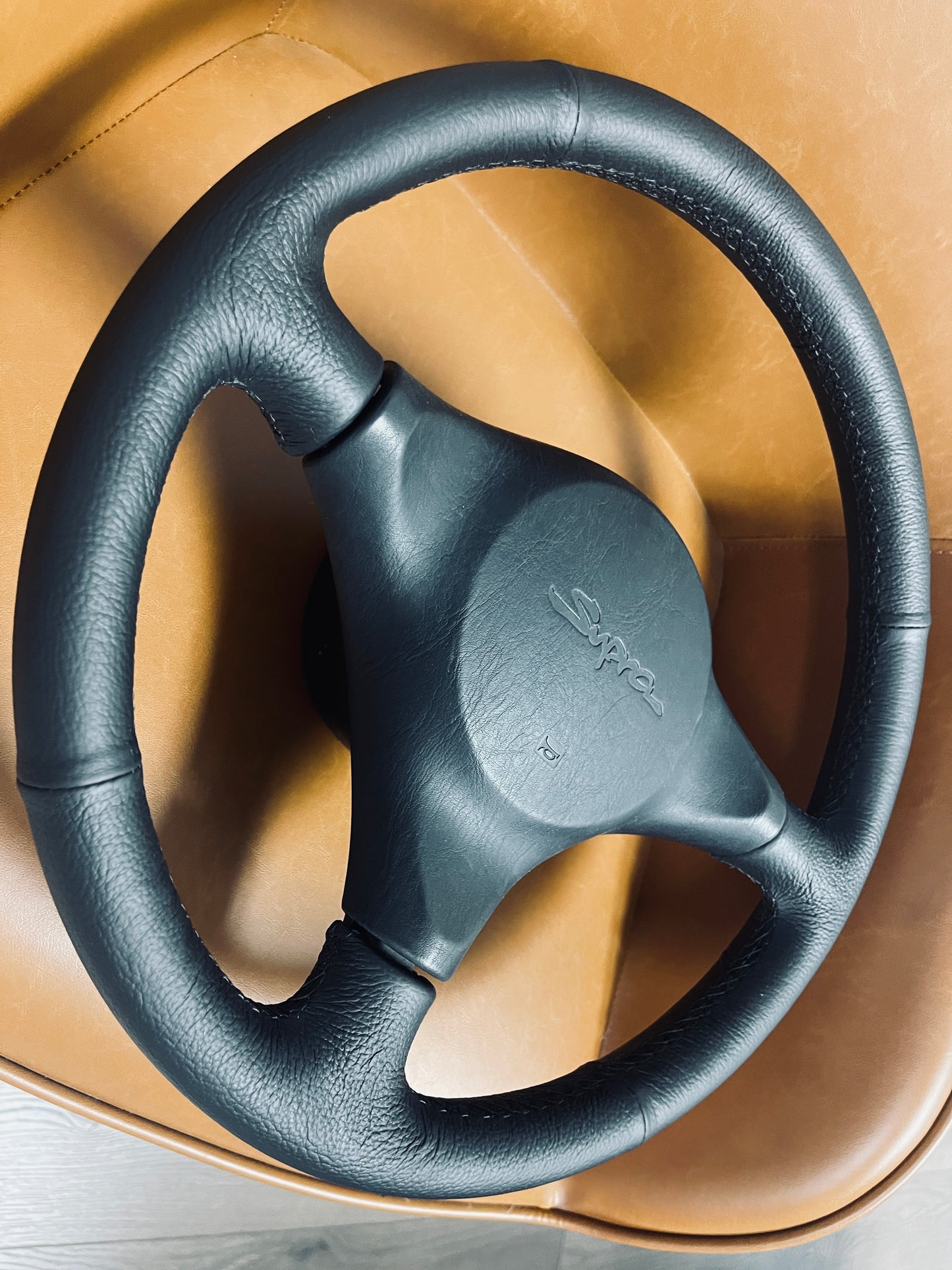 Supra MKIV JDM S1 Steering Wheel Reupholstered